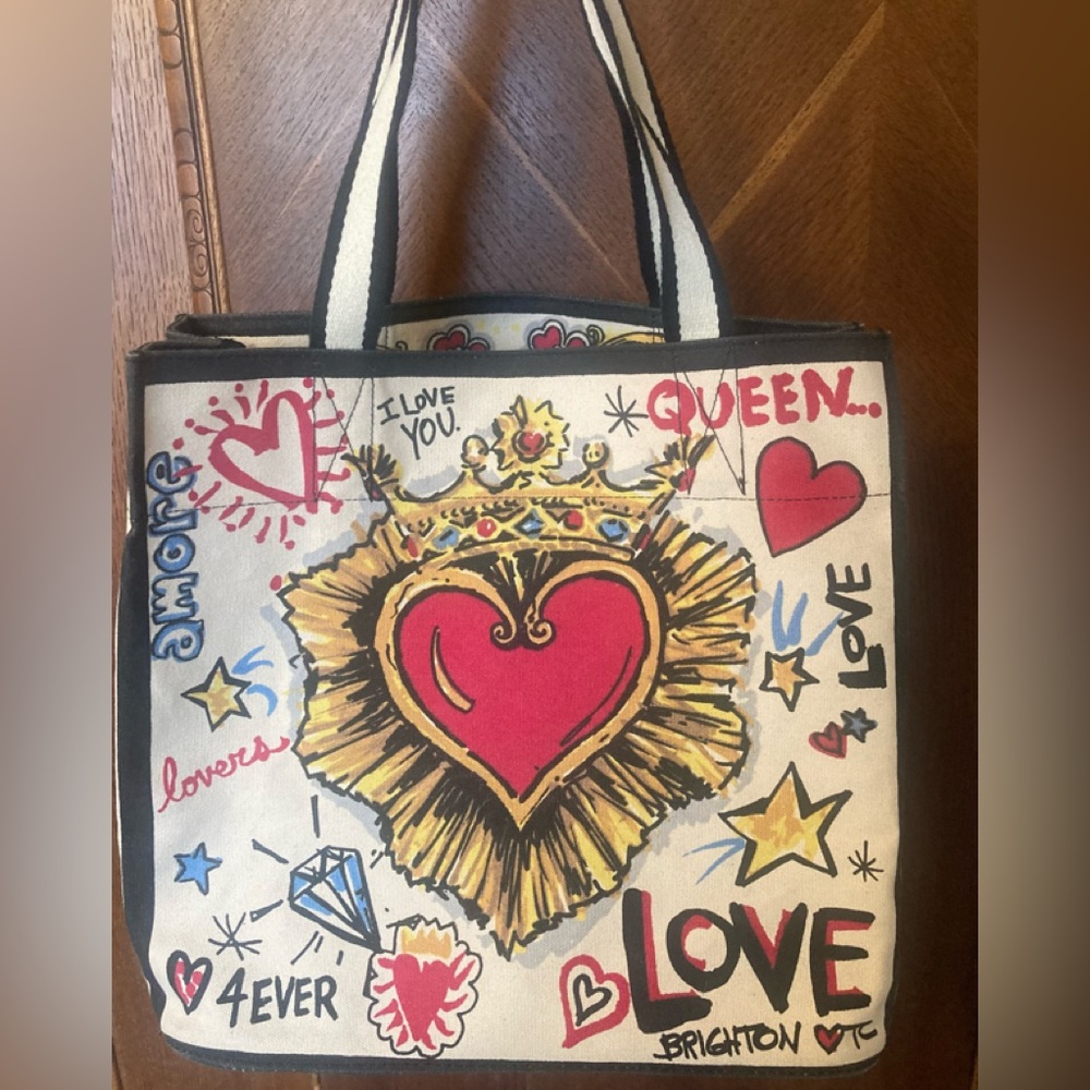 Brighton Queen of Hearts Tote Bag